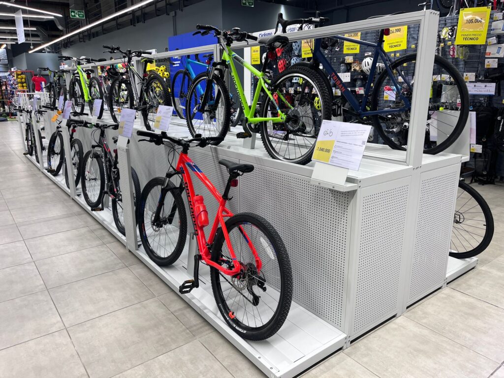 Tienda decathlon mueble bicicletero